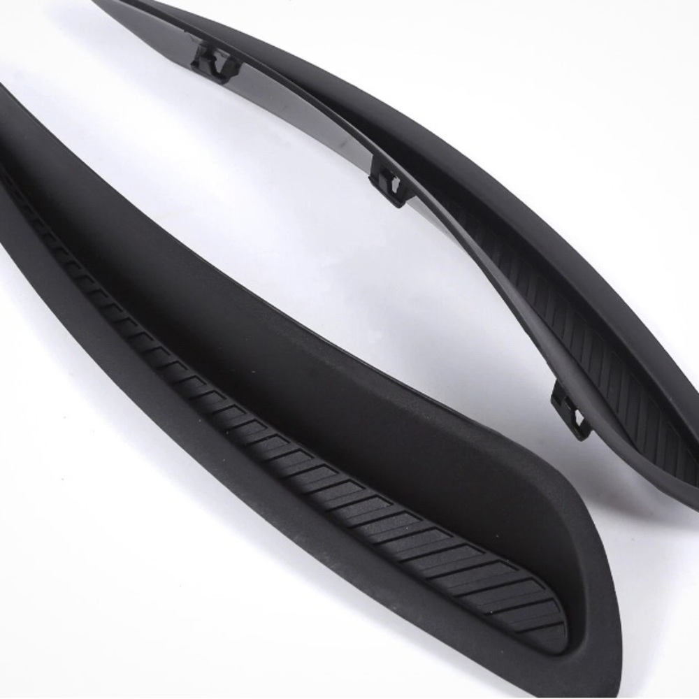 Black Car Bumper Trim Set